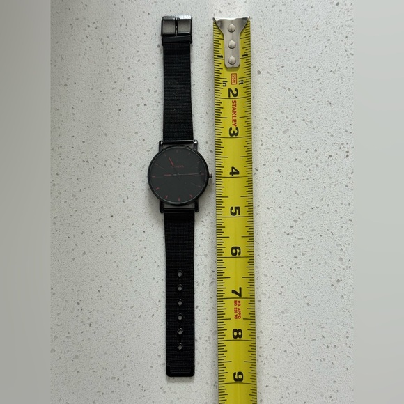 GENEVA Men's Quartz Mesh Stainless Steel Analog Business Casual Wrist watch flat - Picture 2 of 7